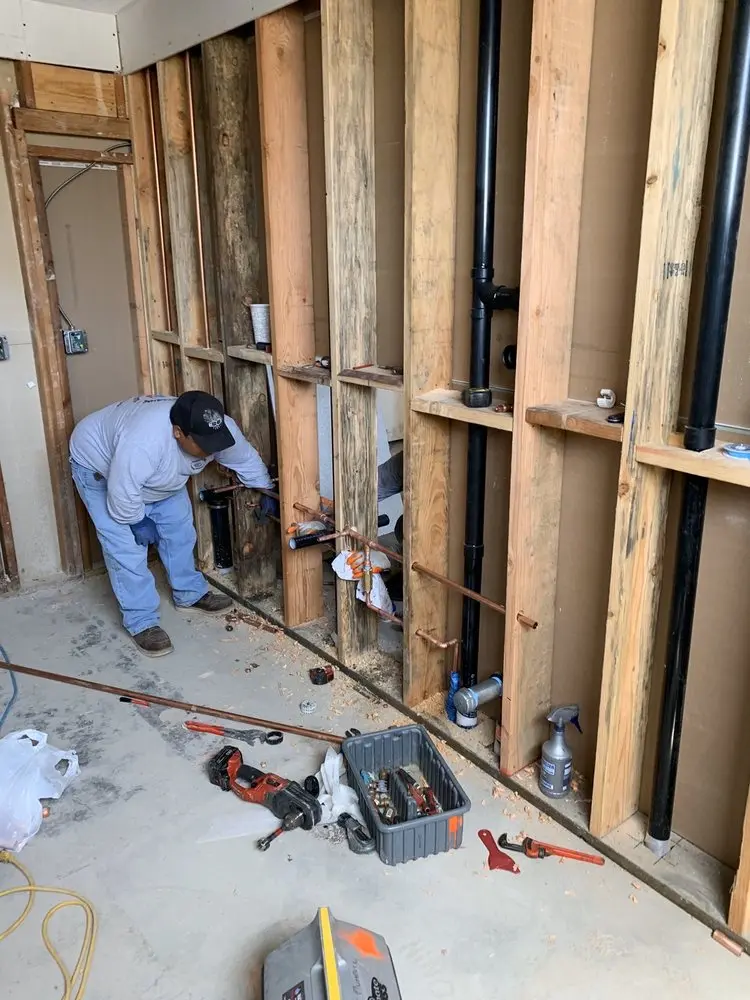 Commercial rough-in plumbing for Gas Line Repair in Penn Daw Village